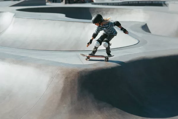 Skate enfant skatepark
