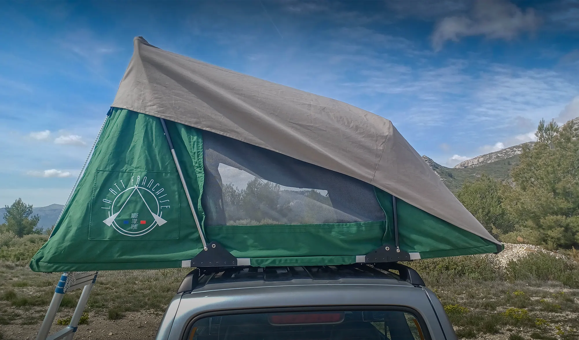 Tente de toit 125 cm - Nomadup - Tente de toit voiture