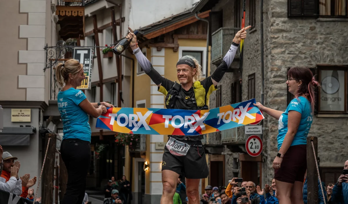 Sébastien- Raichon arrivée Tor des glaciers 2023