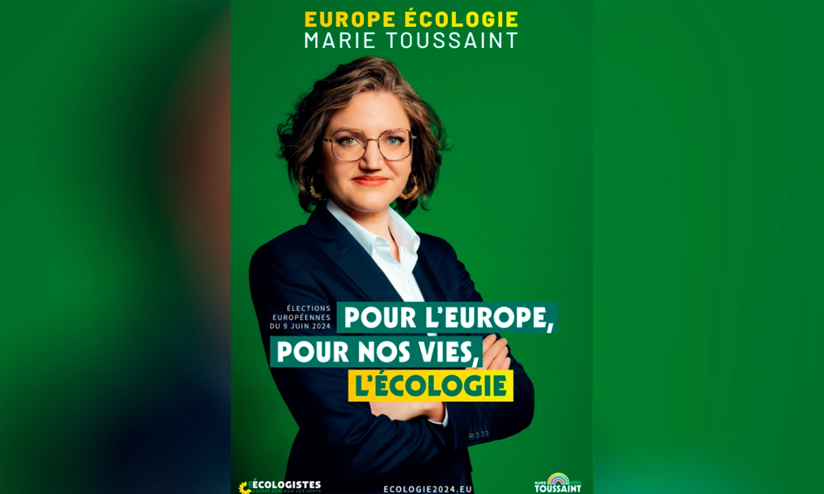Affiche élections européenne 2024 Europe Écologie