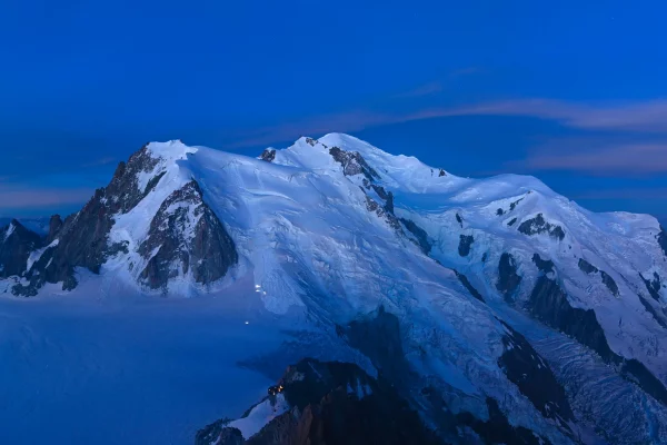 Webcam aiguille du midi avalanche Mont-blanc 5h22