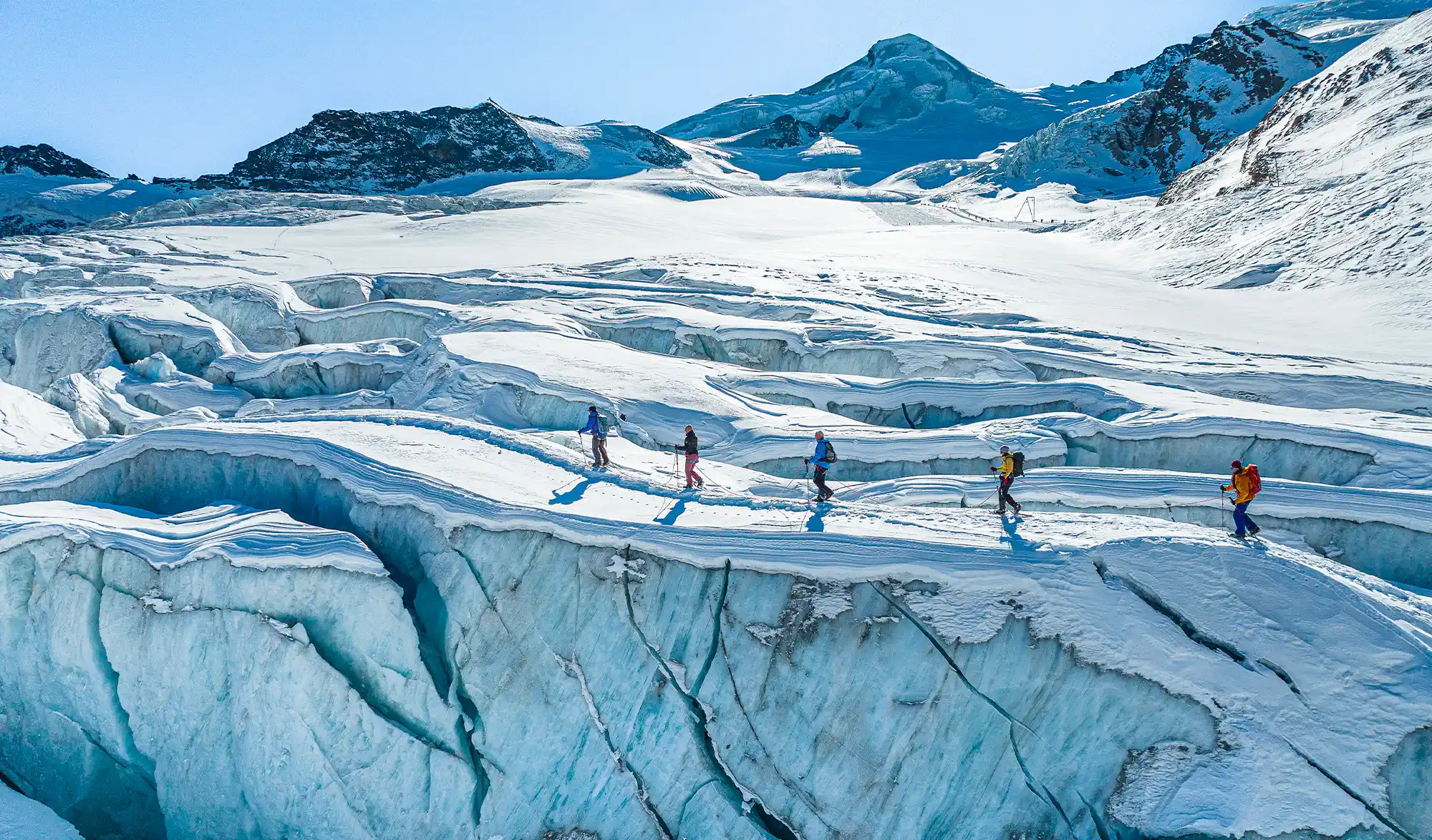 Saas-Fee excursion glacier