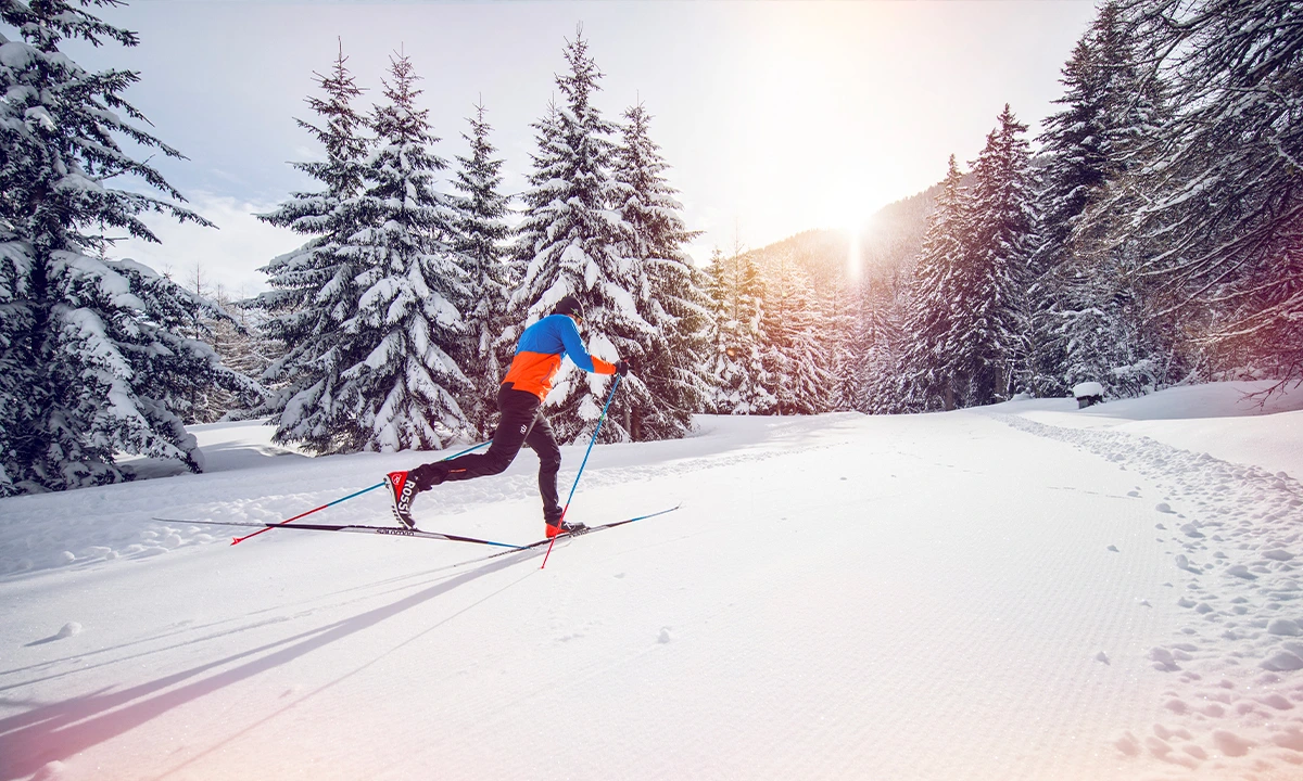 ski de fond loeche les bains