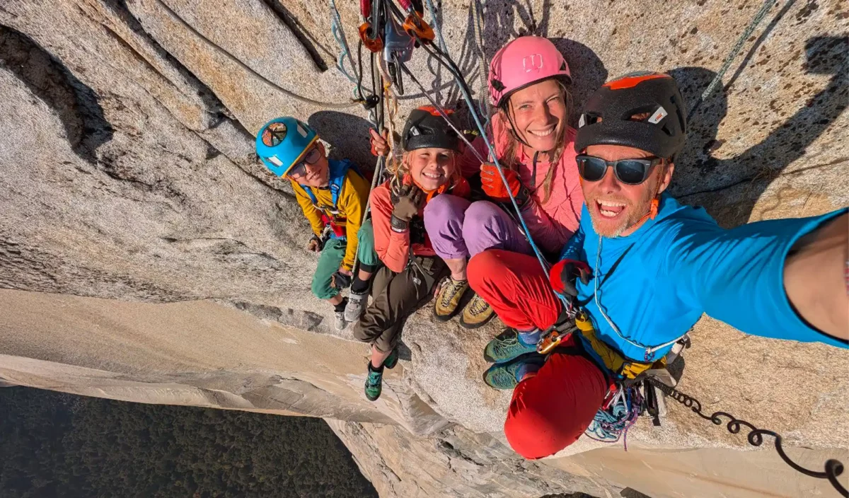 Leo Houlding en famille au Yosemite