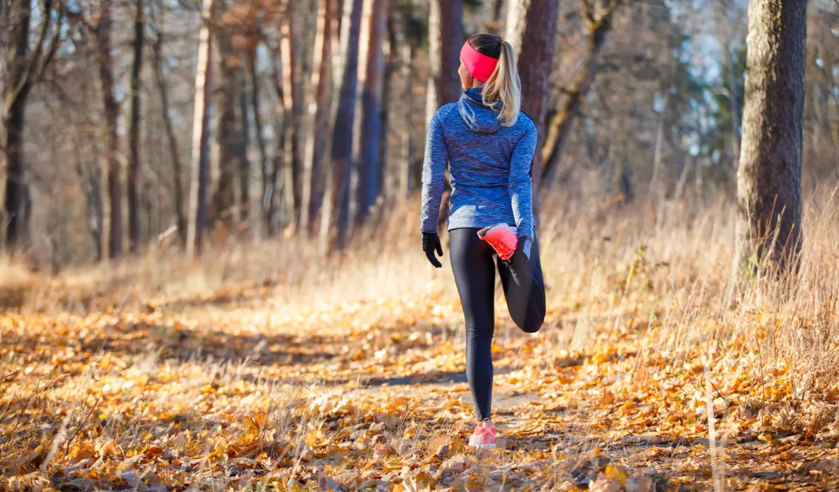 étirement running